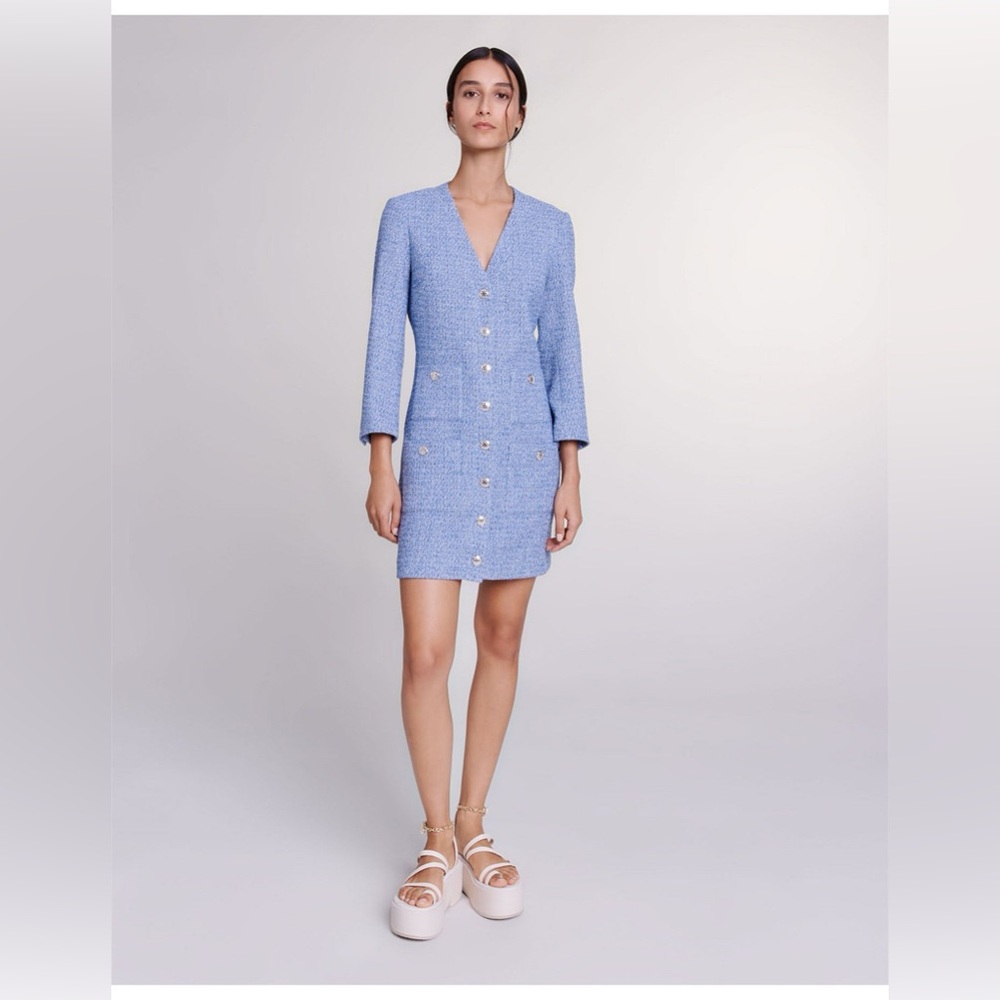 Blue Maje Dress